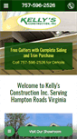 Mobile Screenshot of kellysconstructioninc.com
